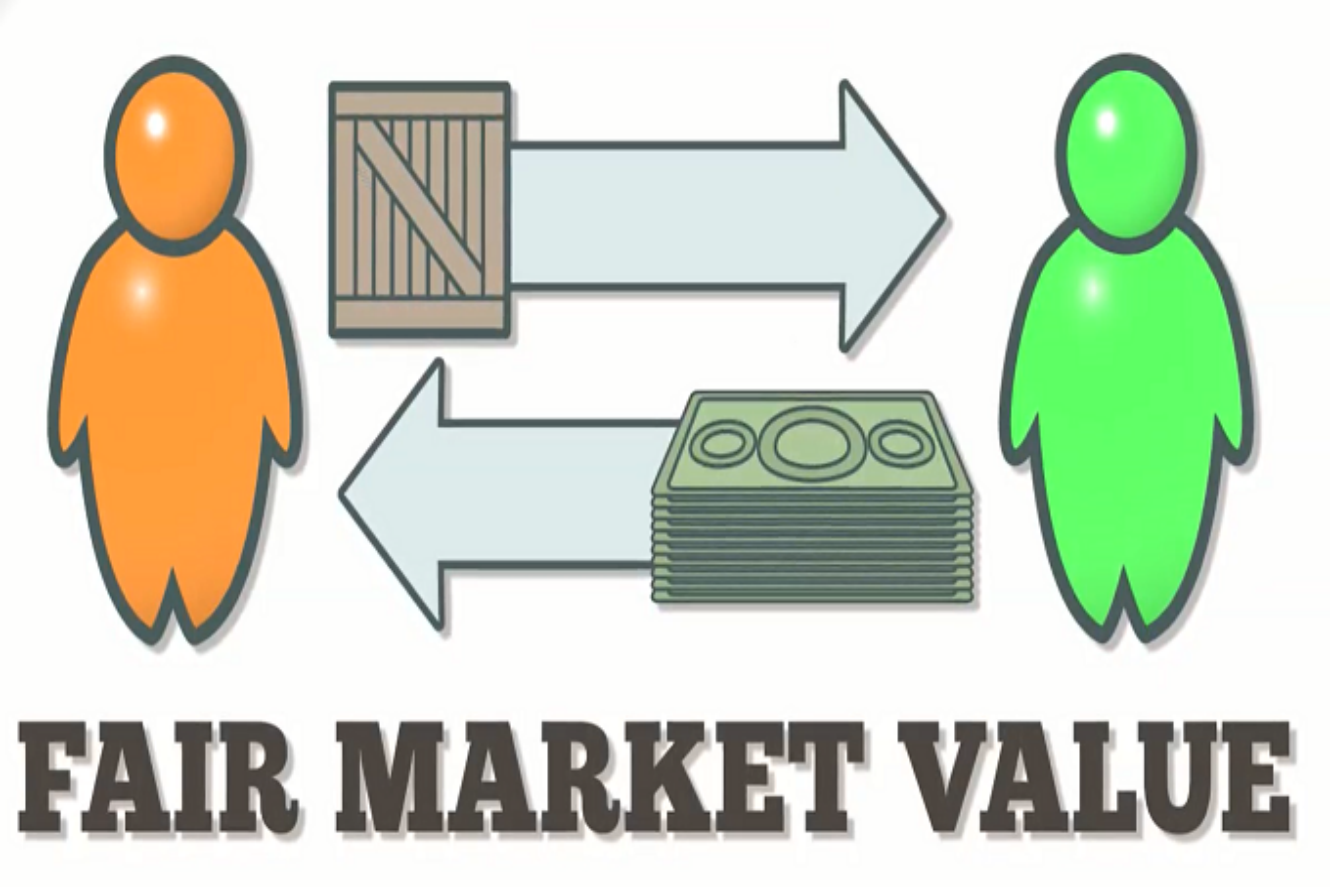 Fair value. Market value. Fair Market. Fair Market value icon.