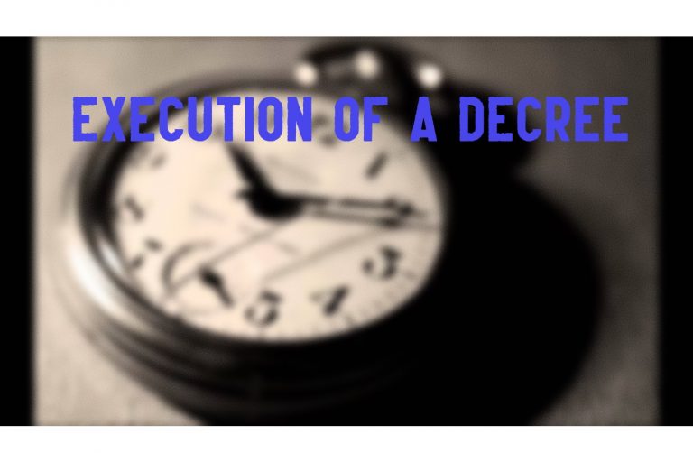 Execution of a Decree When does the clock start ticking? SCC Times