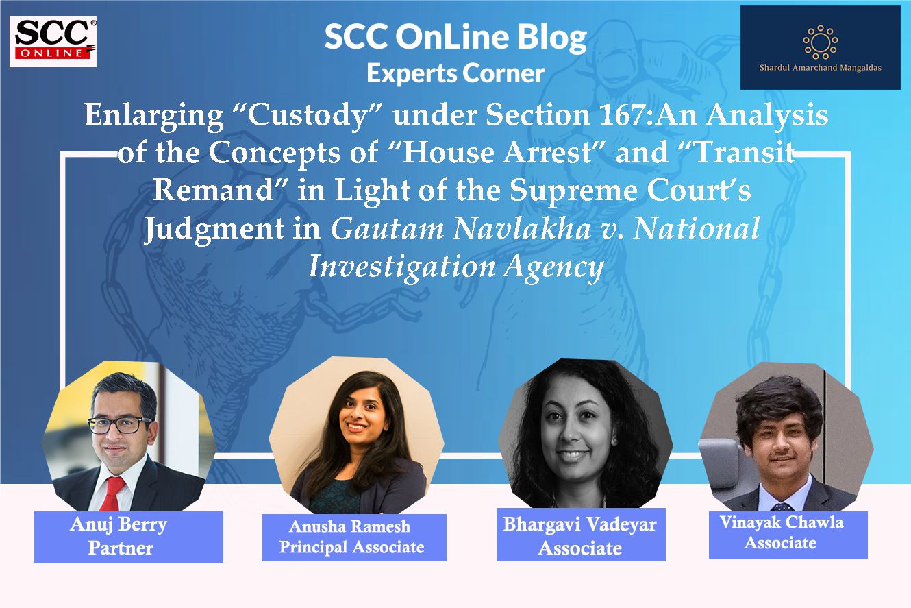 Enlarging 'Custody' under Section 167 An Analysis of the Concepts of 'House Arrest' and