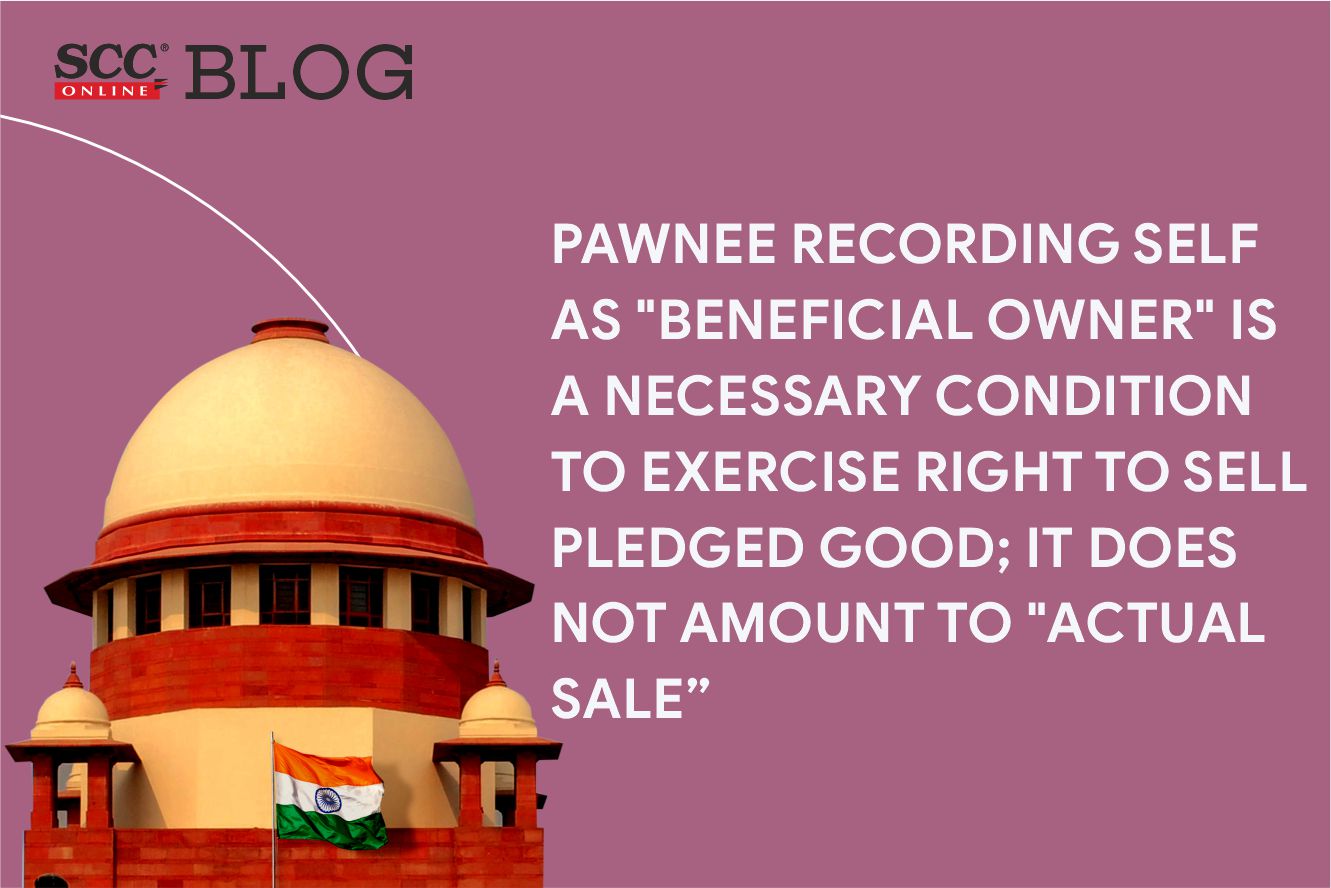 Pawnee recording self as "beneficial owner" is a necessary condition to