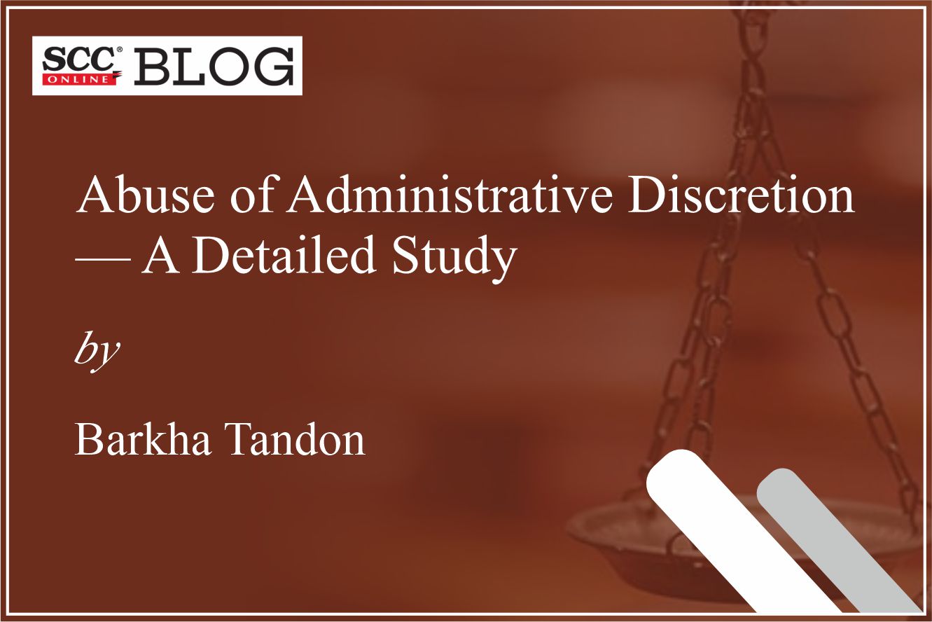 administrative discretion and rule of law