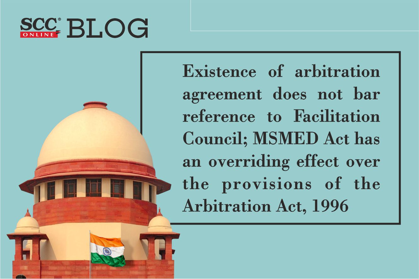 Supreme Court Existence of arbitration agreement does not bar