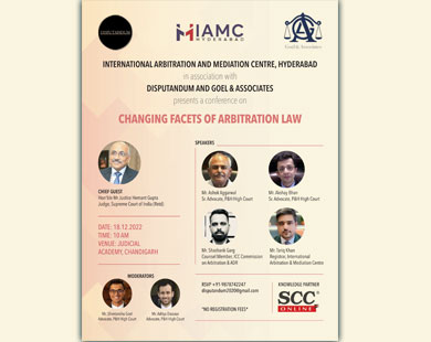 Changing Facets of Arbitration Law