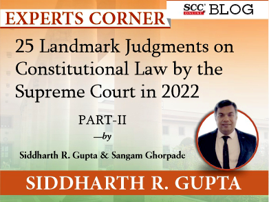 Landmark Judgments on Constitutional Law