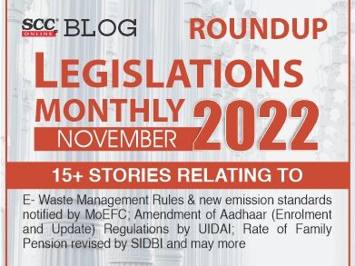 Legislation Monthly Roundup