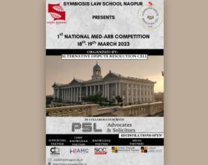 SLS Nagpur | 1st National Med-Arb Competition [18-19 March, 2023]