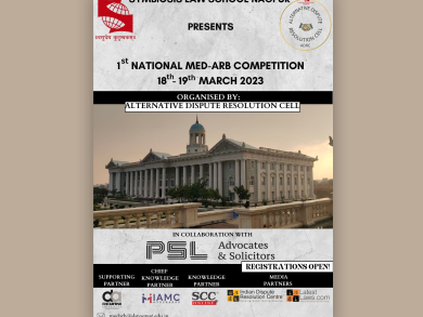 SLS Nagpur | 1st National Med-Arb Competition [18-19 March, 2023]