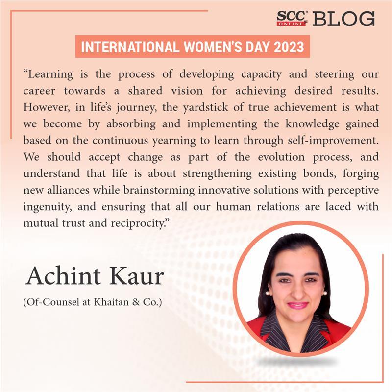 Achint Kaur Women’s Day Quotes