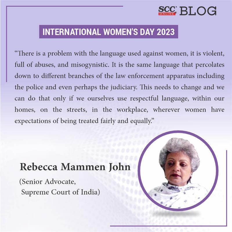 Rebecca Mammen John Women’s Day Quotes