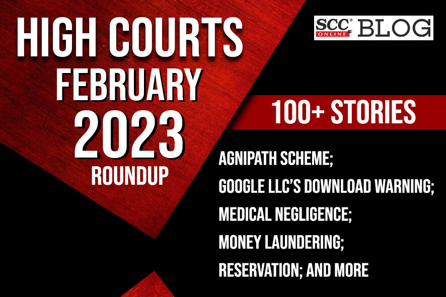 HIGH COURT ROUNDUP