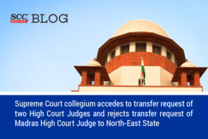 Transfer of High Court Judges