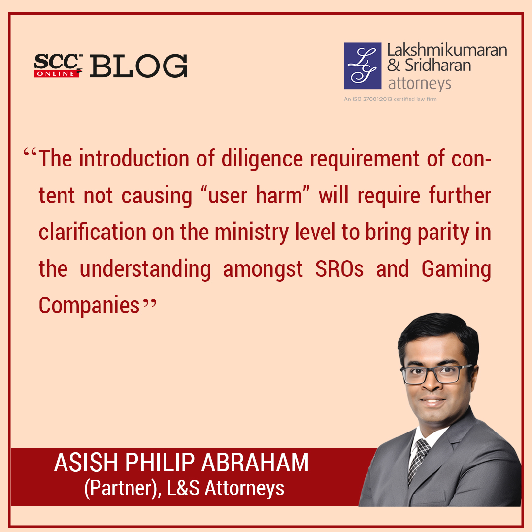 MeitY introduces provisions on Online Gaming vide IT (Intermediary