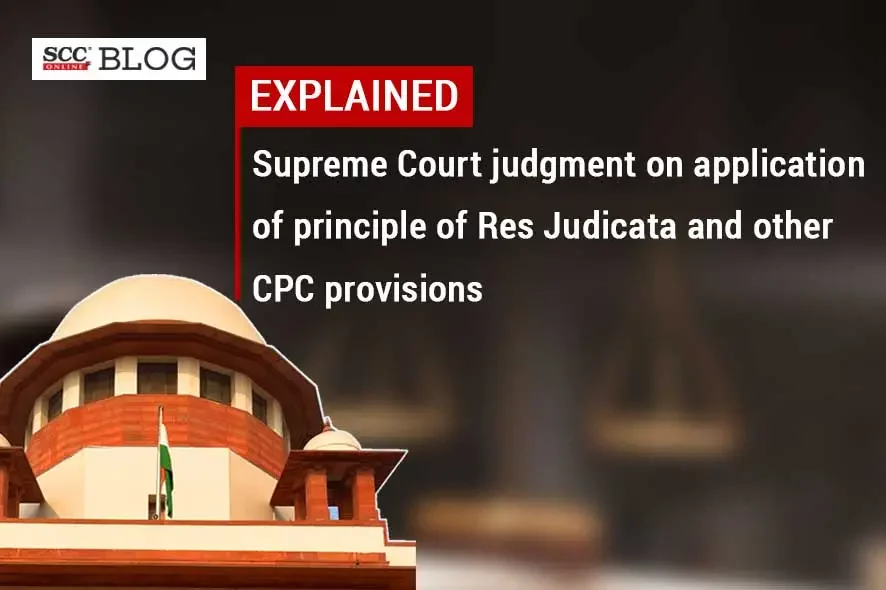latest judgement of supreme court on res judicata