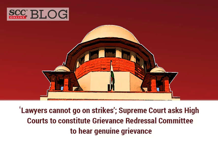lawyers cannot go on strikes