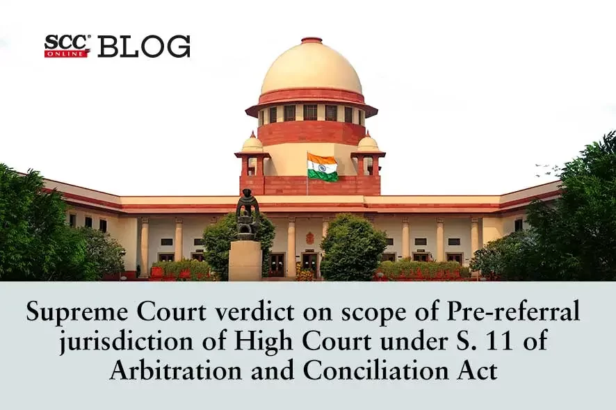 pre-reference jurisdiction of high court