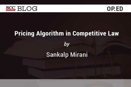 pricing algorithm in competitive law