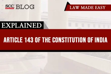 article 143 of constitution of india