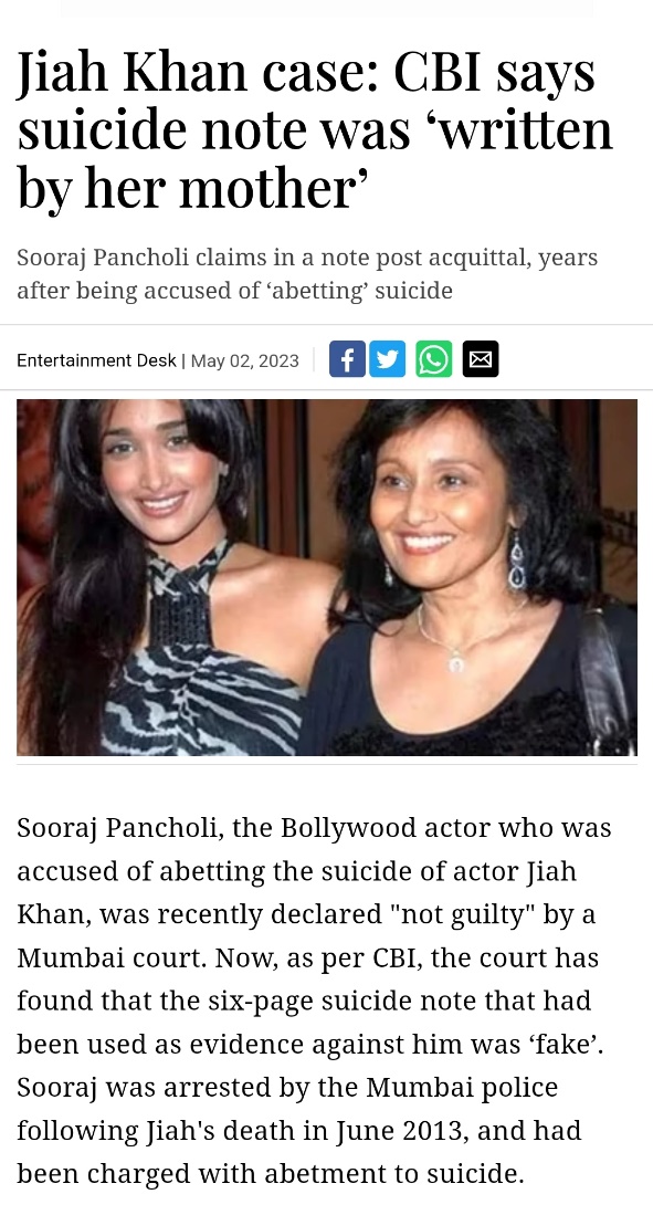 jiah khan suicide note fact check