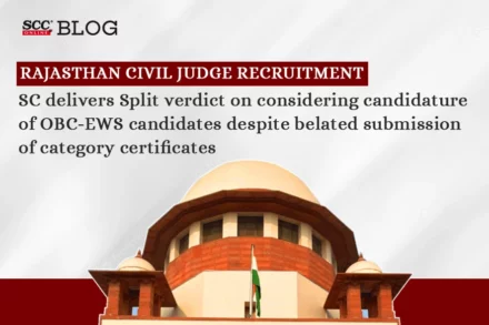 rajasthan civil judge recruitment