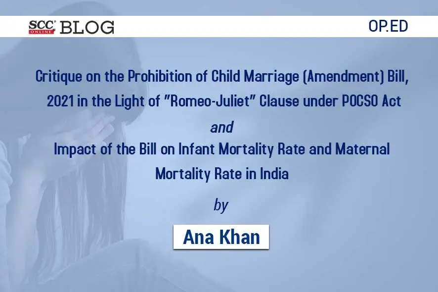 Child Marriage Amendment Bill 2021