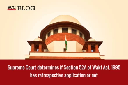 section 52 a of wakf act