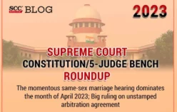 supreme court constitution bench april 2023