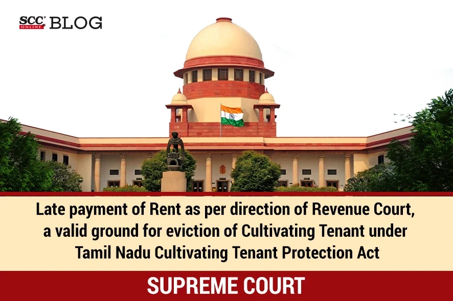 eviction of cultivating tenant
