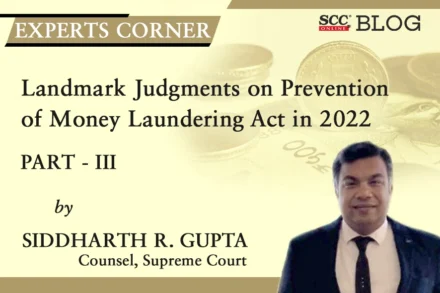 landmark judgments on prevention of money laundering act