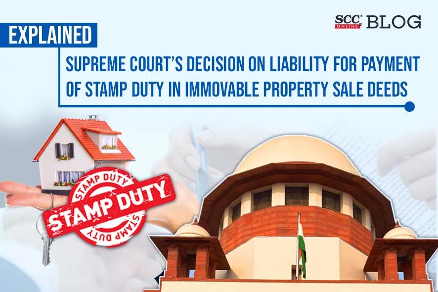 stamp duty liability for sale deed