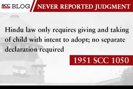 adoption under hindu law