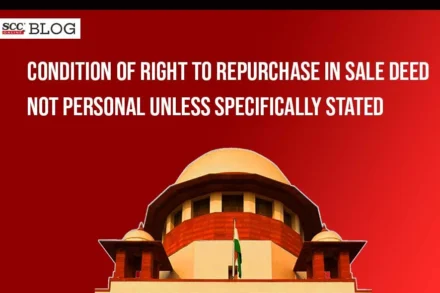 condition of right to repurchase