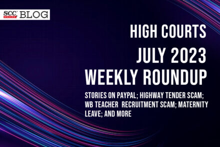 high court weekly round up
