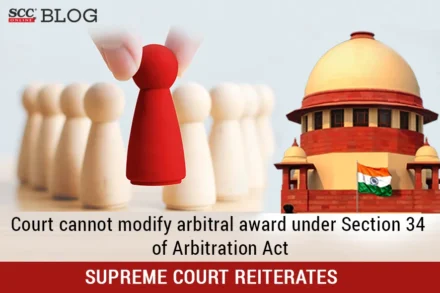 court cannot modify arbitral award