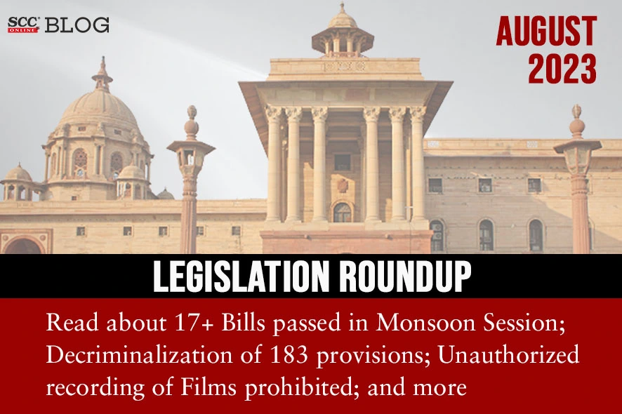legislation roundup august 2023