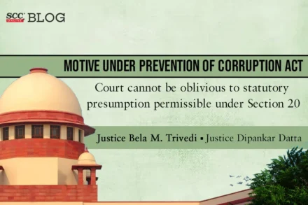 motive prevention of corruption act