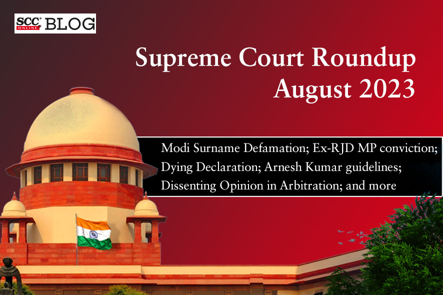 Supreme Court Roundup August 2023 SCC Blog