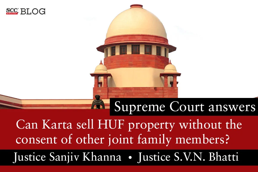 Can Karta sell HUF property without consent