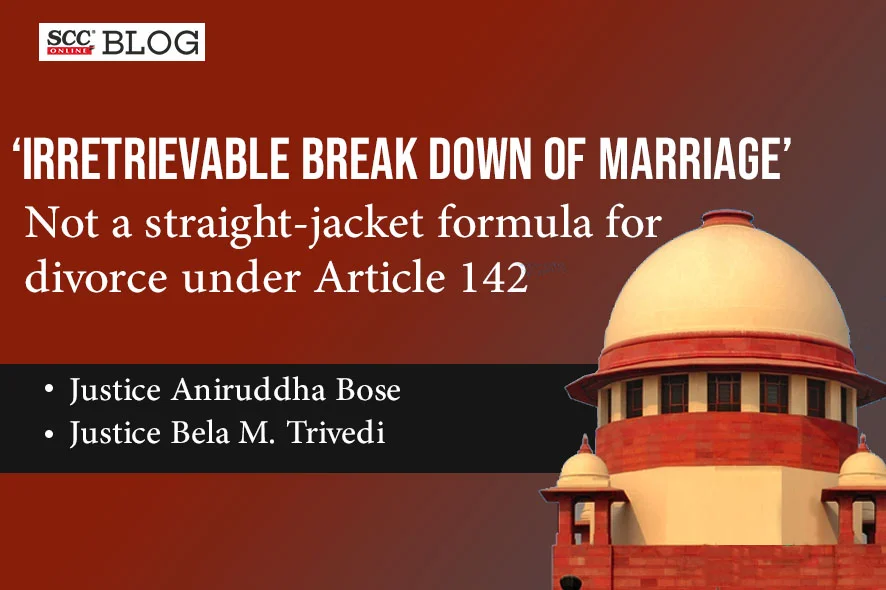 irretrievable breakdown of marriage