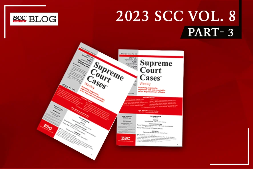 2023 SCC Vol. 8 Part 3