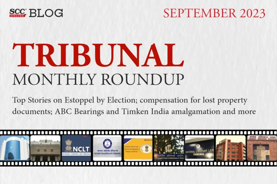 tribunal monthly rounup sep 2023
