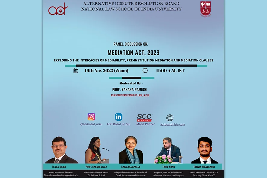 Panel Discussion on Mediation Act