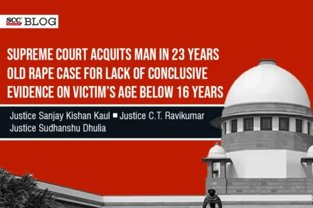 SC acquits in rape case