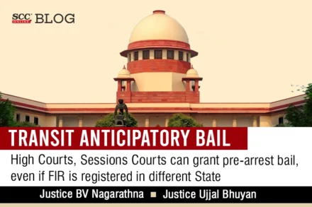 Transit anticipatory bail