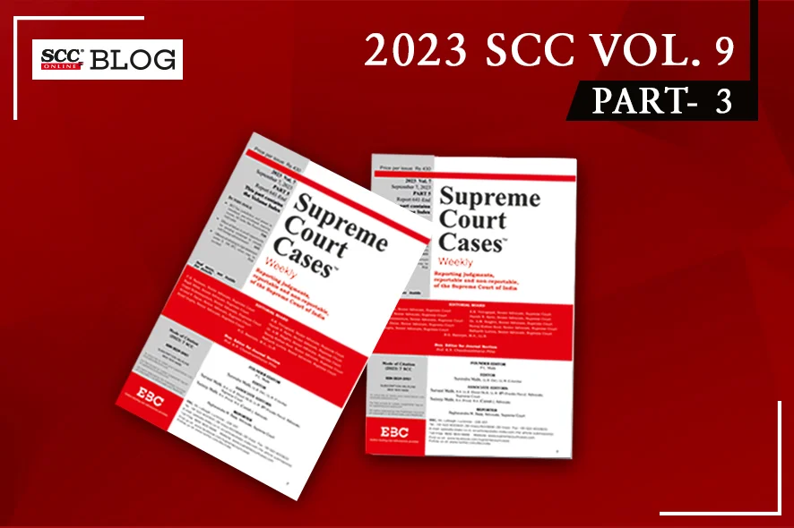 2023 SCC Vol. 9 Part 3