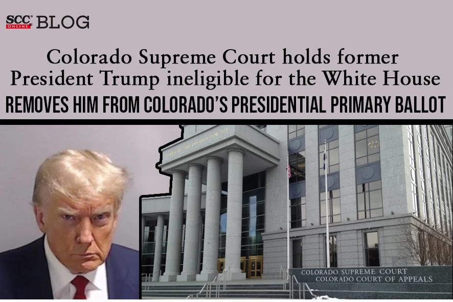Donald trump white house Colorado supreme court