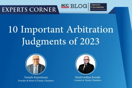 Important Arbitration Judgments