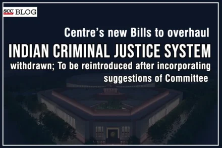 New criminal law bills