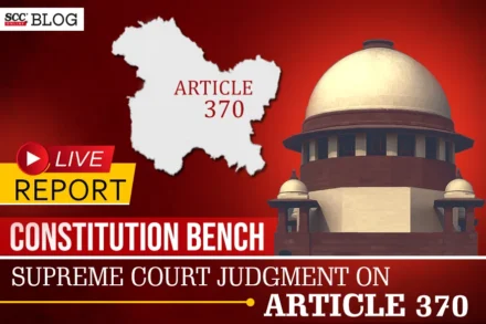 Supreme Court Judgment on Article 370