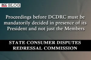 proceedings before dcdrc President