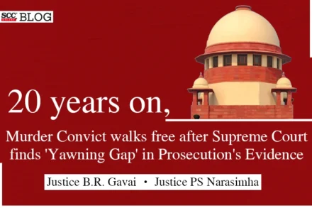 Supreme Court acquits murder convict